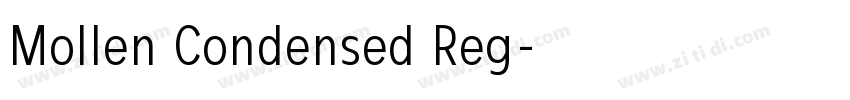 Mollen Condensed Reg字体转换